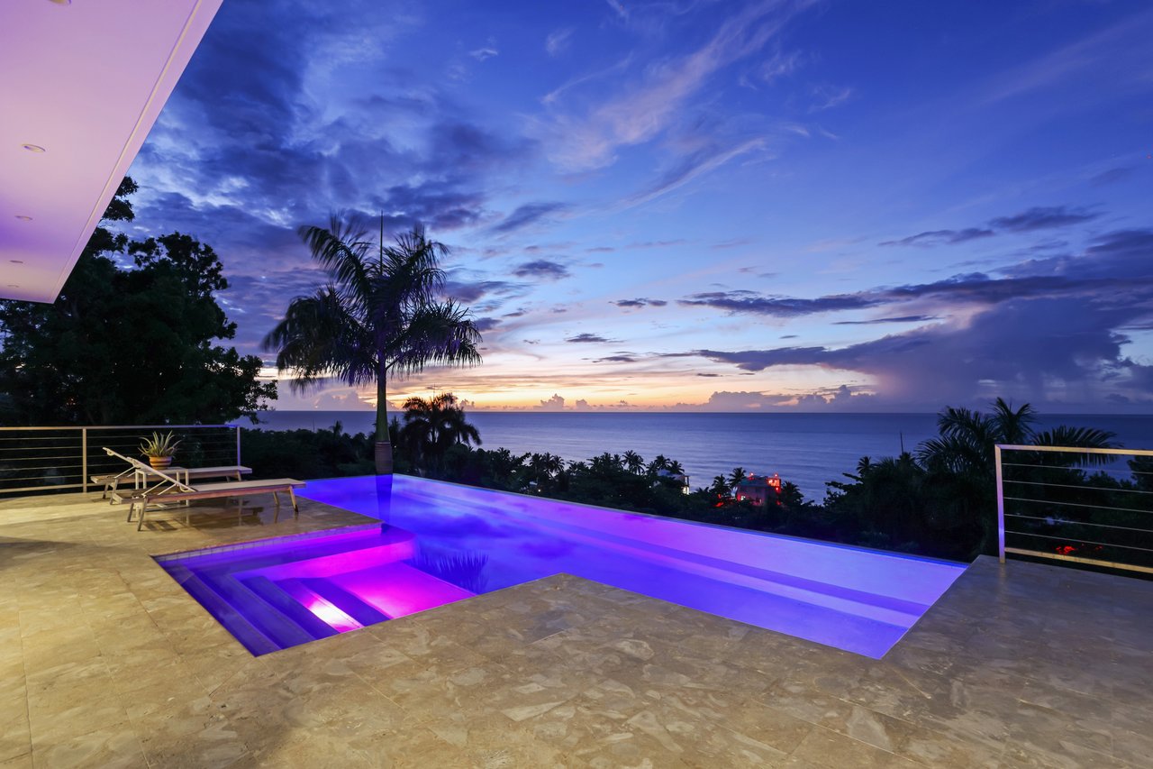 Casa Azul, Rincón PR                  Luxury Modern Hilltop & Ocean Views