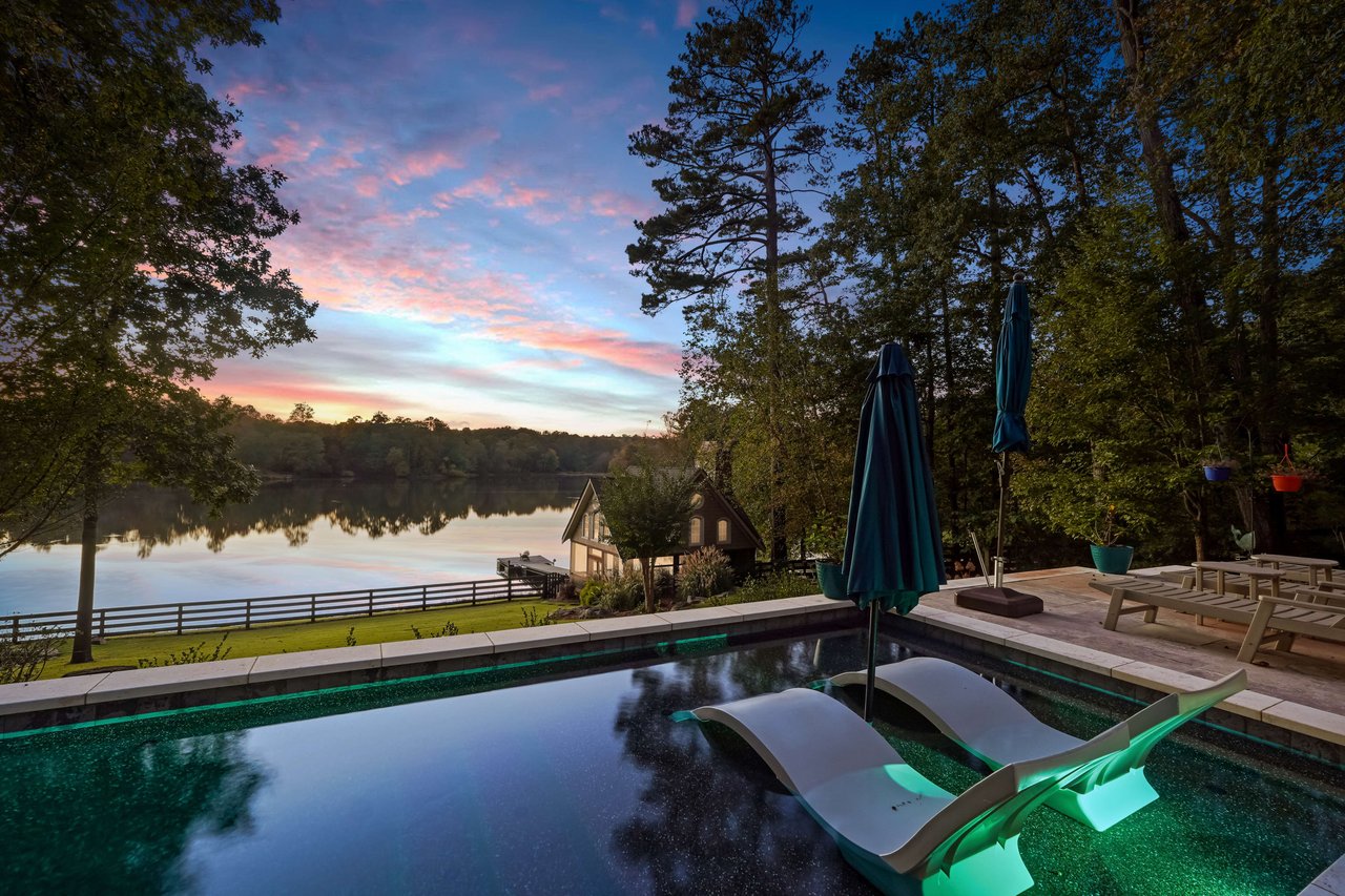 Quiet Listing: Elegant Lakefront Estate on 3 Acres in Alpharetta Georgia - Serene Views & Modern Luxuries Await