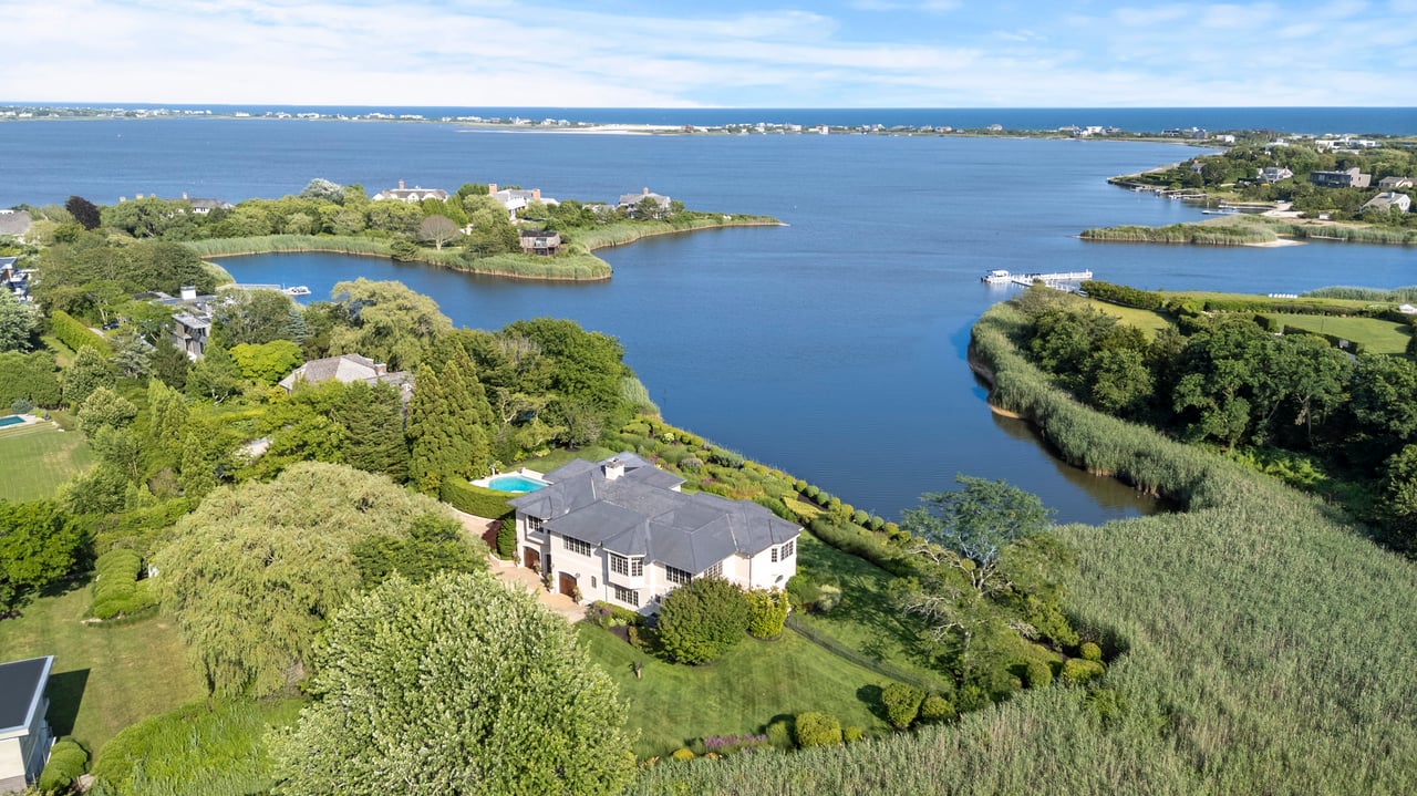 Ondine: An Extraordinary Mecox Bay Waterfront Estate
