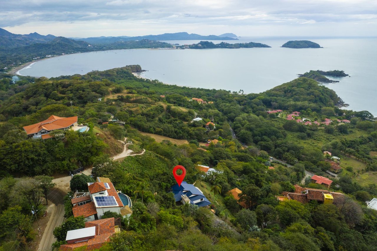 Casa Nikita | 4-Bedroom Ocean View Villa with Pool Near Potrero Beach