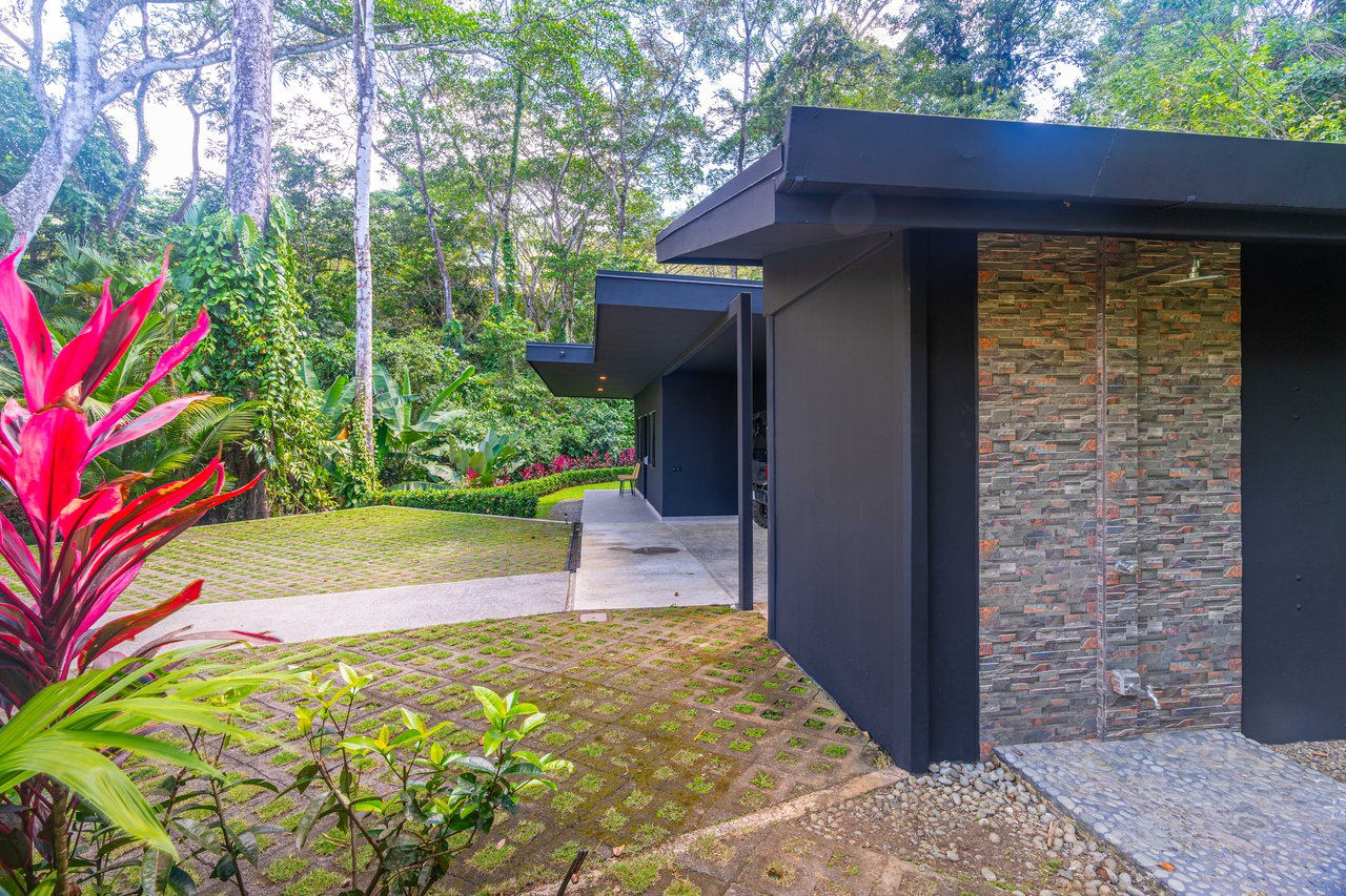 Escaleras Modern Elegance with Ocean Window Views and Jungle Tranquility, Dominical Costa Rica