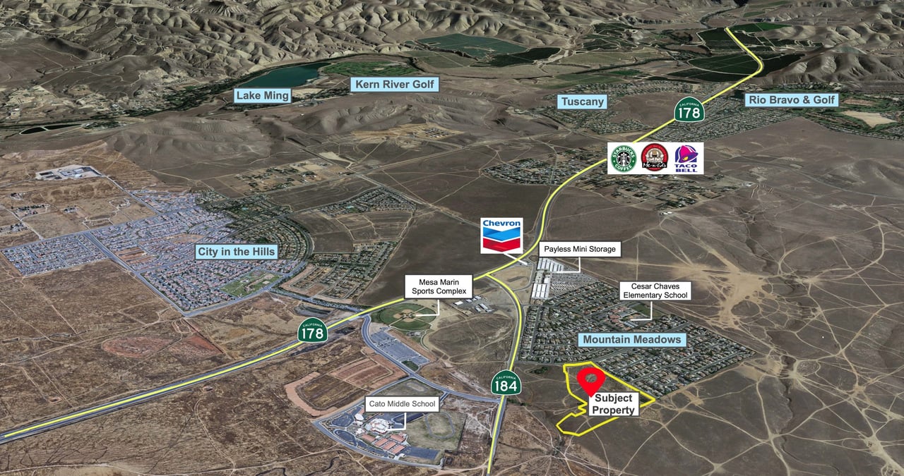 21.54 +/- Gross Acres – 77 Lot Tentative Tract Map in Northeast Bakersfield