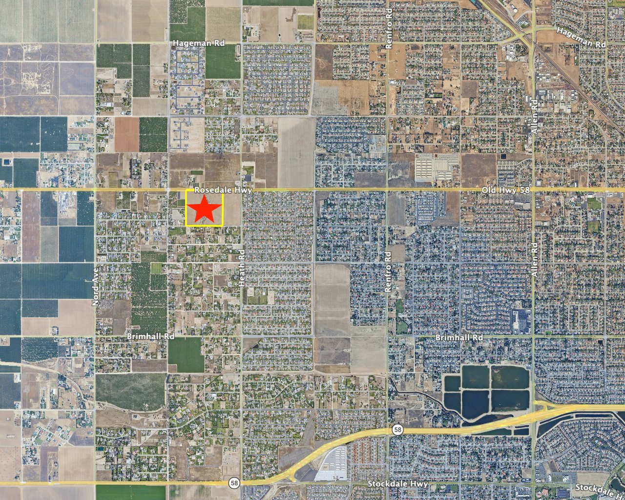 39.10 +/- Acres of Residential Development Land in Northwest Bakersfield