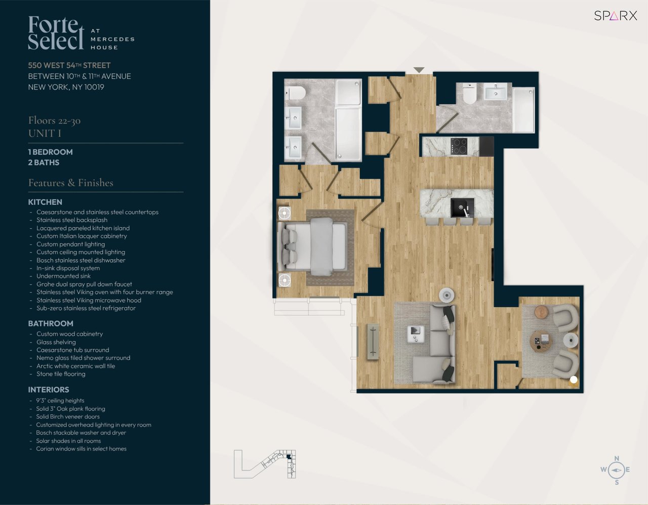 554 West 54th Street, Apt 24-I