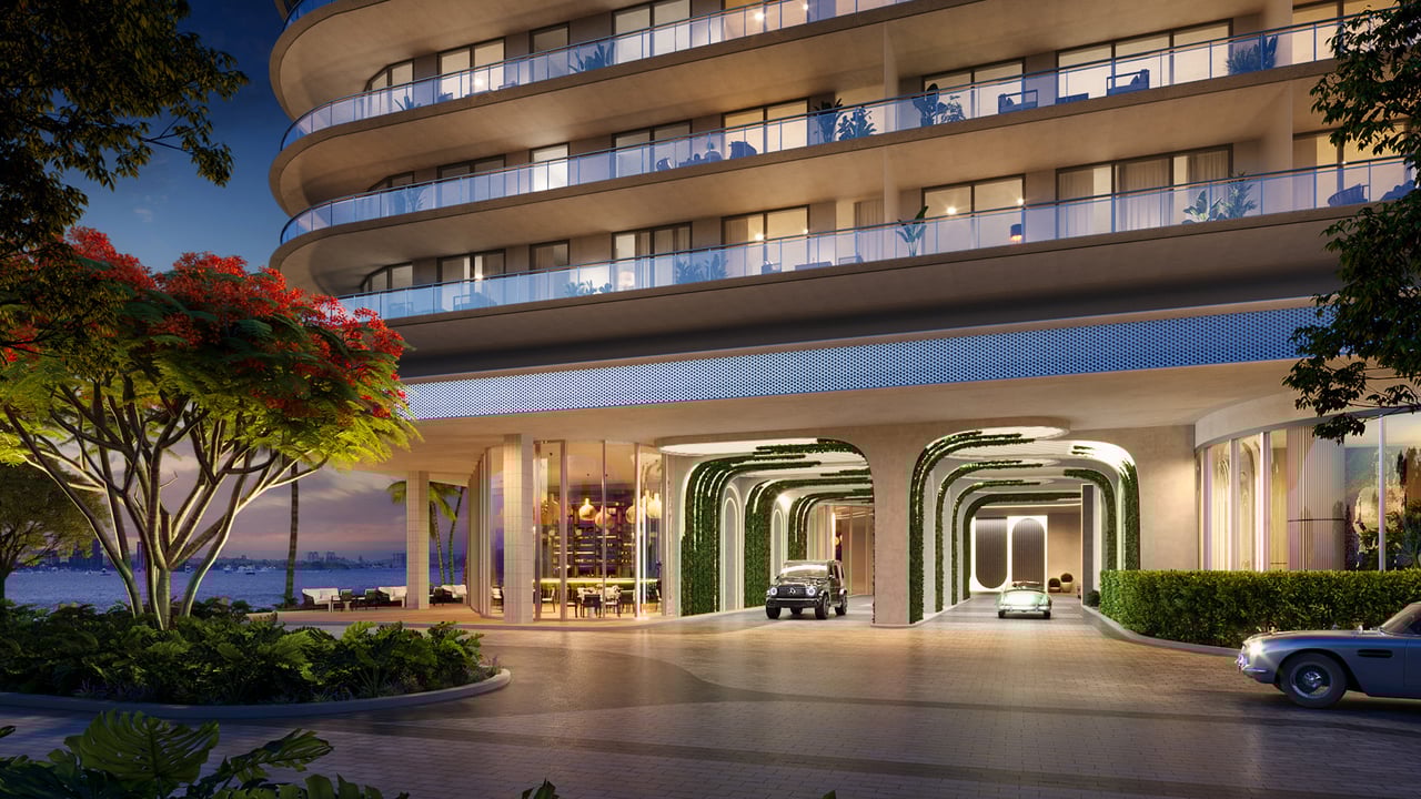 Continuum Club & Residences entrance arrival area 