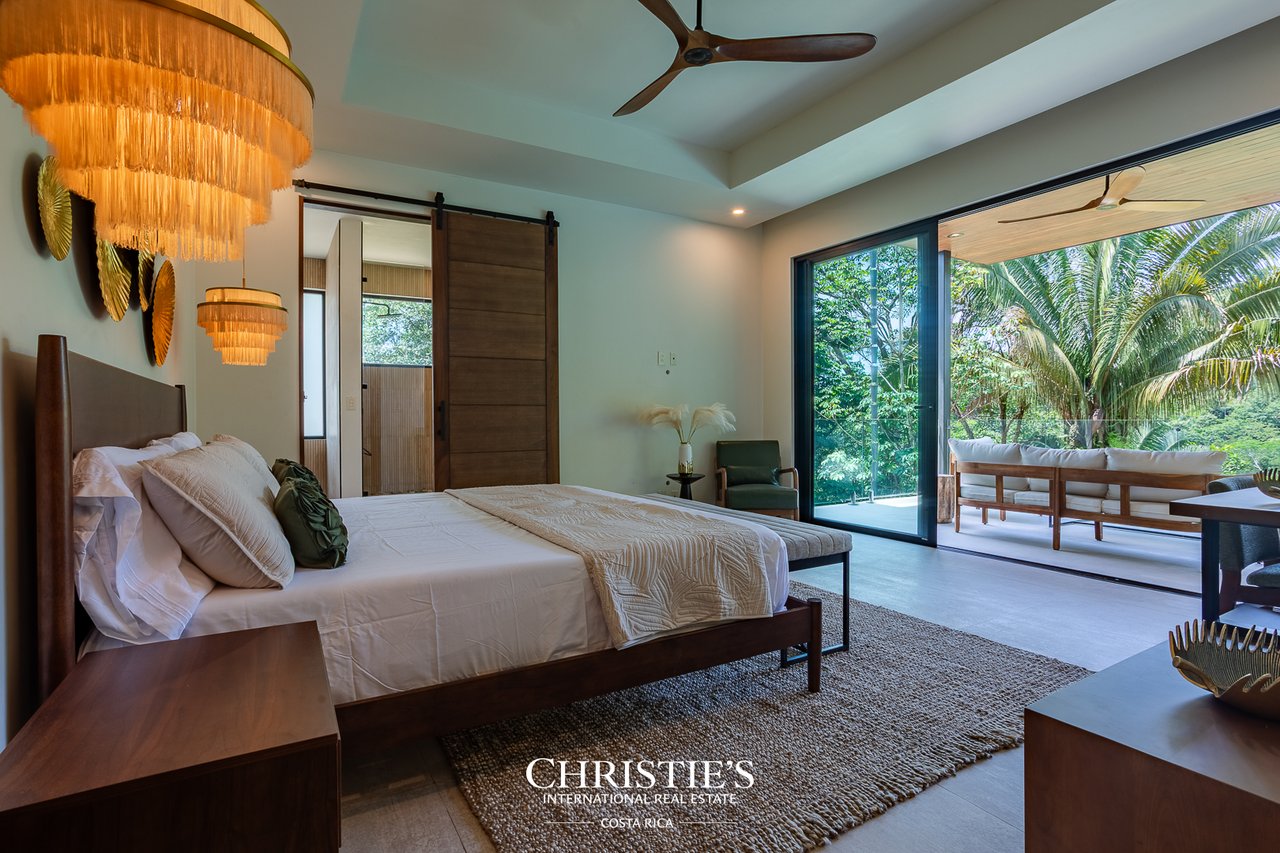 Modern Tropical Ocean & Mountain View Home
