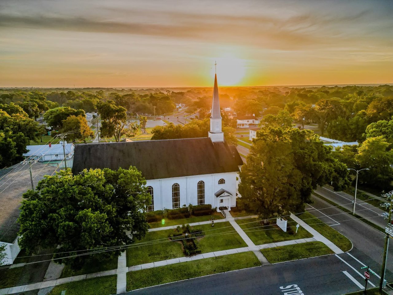 Historic church representing the roots and character of Zephyrhills Florida