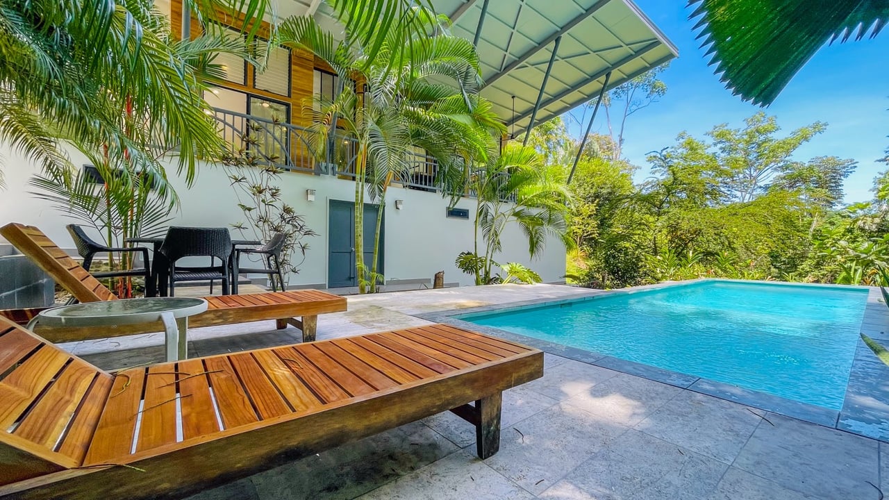 Newly Remodeled 3 Bedroom Gated Home for Sale in Las Brisas, Uvita | Private Modern Jungle Retreat