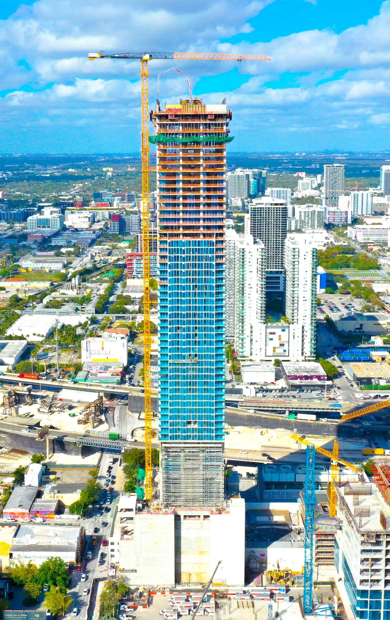 March 2025 | E11EVEN® Club Hotel & Residences Miami Reaches Topping-Off Milestone in Miami's Park West District 11 Neighborhood