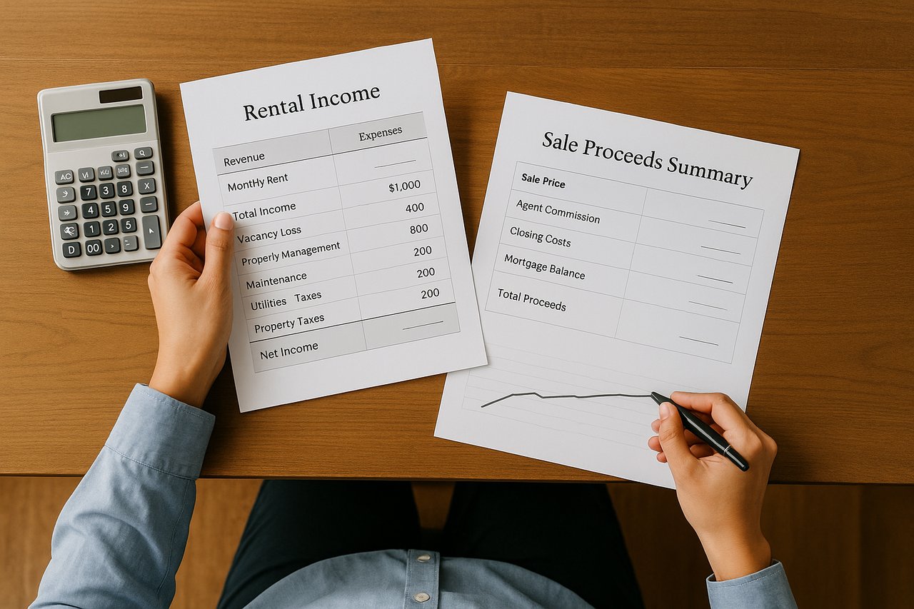 Homeowner evaluating whether to sell or rent their Northern NJ home.