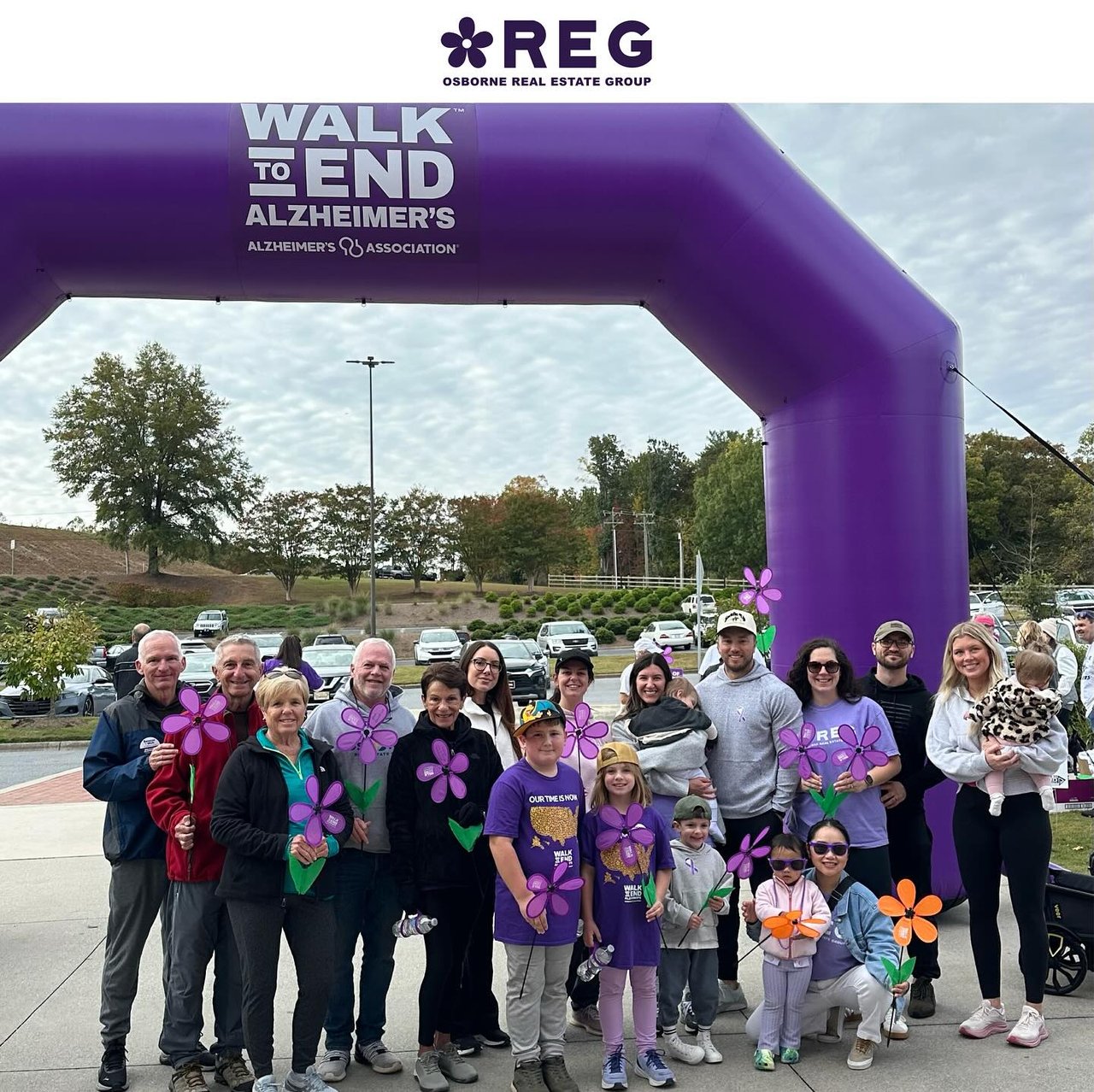 Osborne Real Estate Group Raises $5,890 for Alzheimer’s