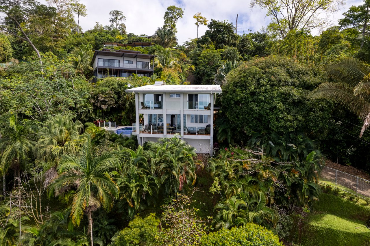 A Modern Jungle Haven with Panoramic Whales Tail Views