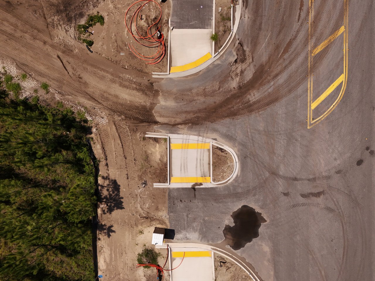 Main access road to Saddletree Homes at EverRange