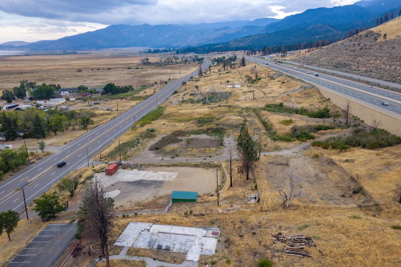 Commercial land for sale in Washoe Valley, Nevada with mountain and valley views