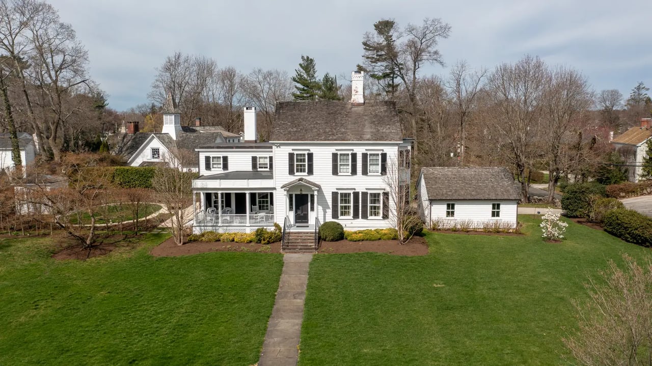 Historic Connecticut home built by a Revolutionary War soldier with original details intact lists for $5.49M