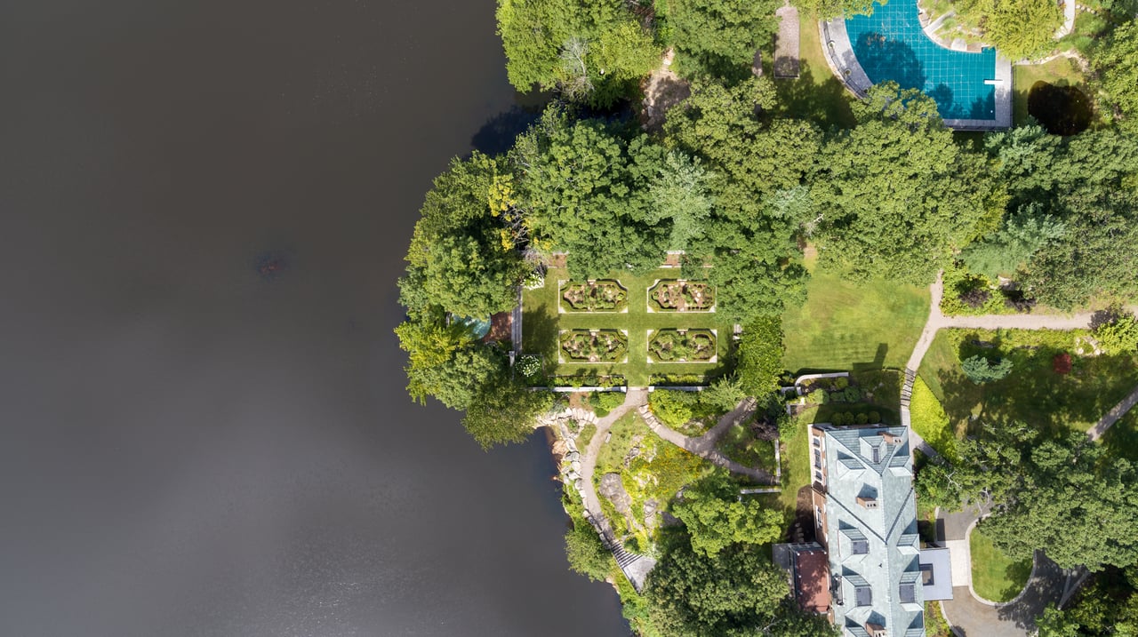 Dedham Estate Overlooking Weld Pond