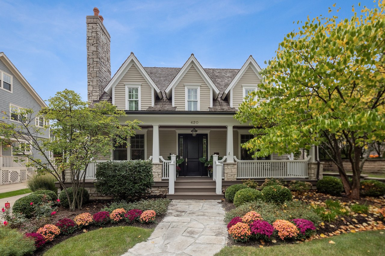 A Welcoming Front Porch And Picturesque Facade