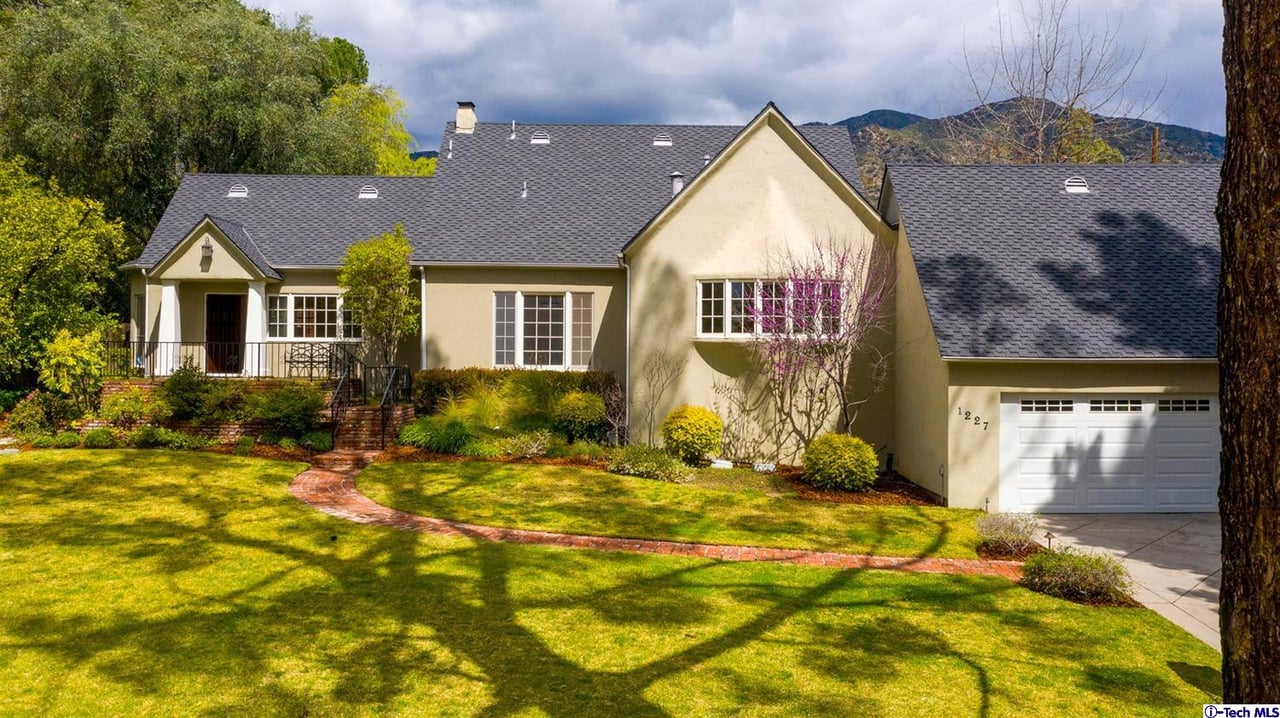 Traditional Style La Canada Home with Great Curb Appeal