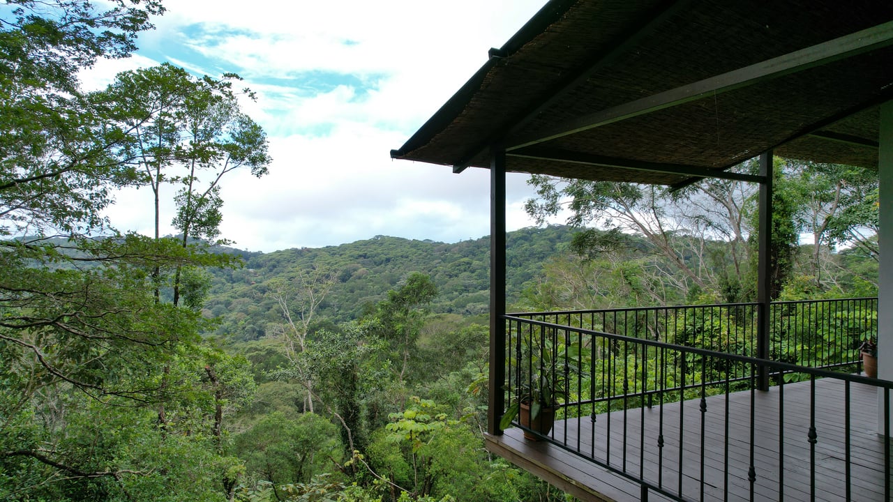 Jungle Canopy Retreat with Ocean, Cano Island & Mountain Views Near Dominical