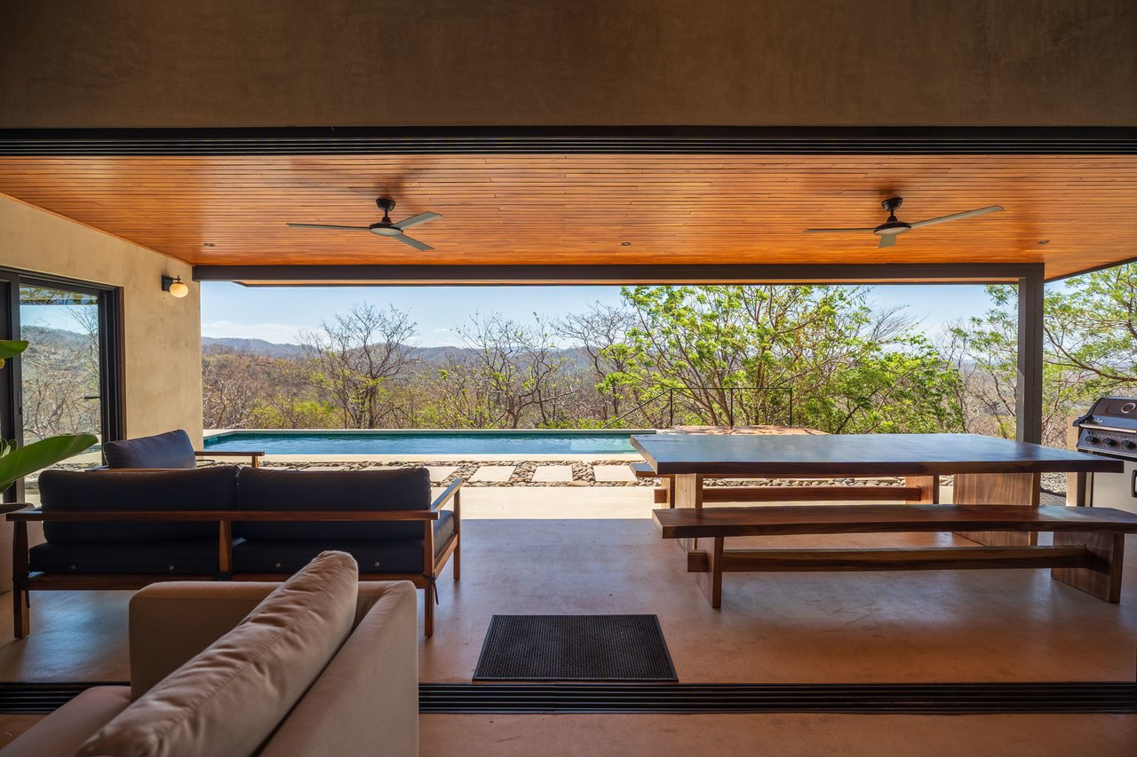 Casa Negra | Modern 3-Bedroom Luxury Home with Pool and Mountain Views near Playa Negra, Costa Rica