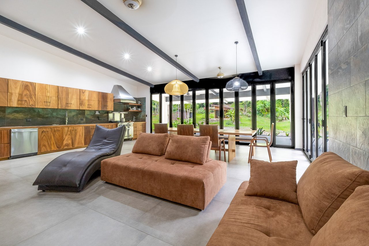 Jungle Home with Riverfront and Orchard in Ojochal Costa Rica