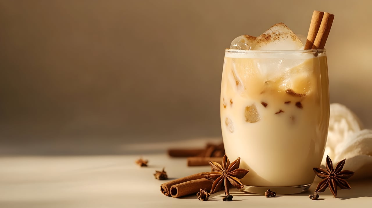 The Perfect Fall Pick-Me-Up: Chai-Spiced Iced Latte
