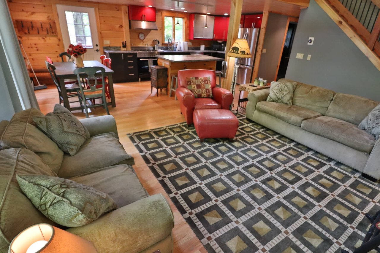 Single family log home ski season rental