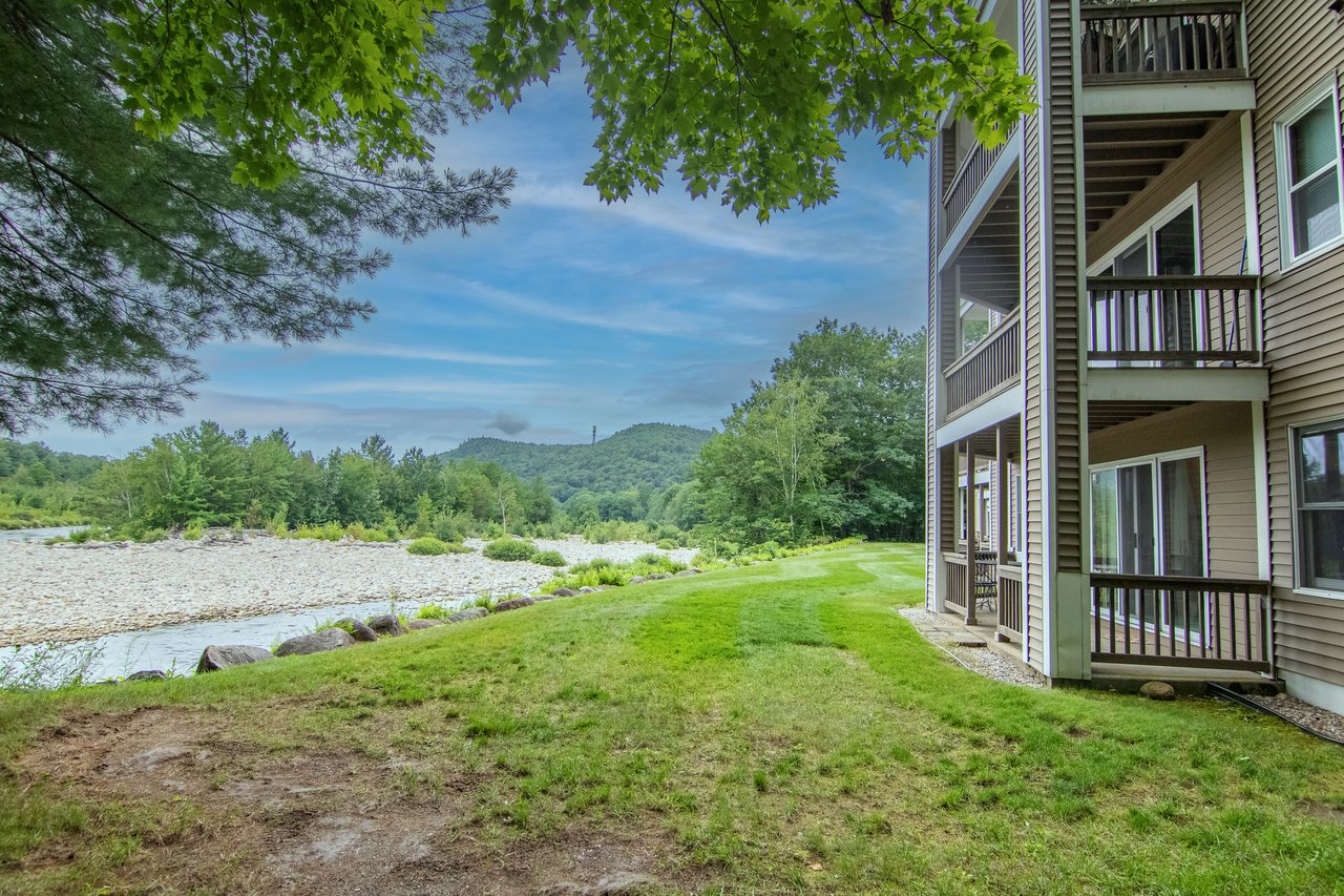 Ski Season Rental with panoramic water and mountain views