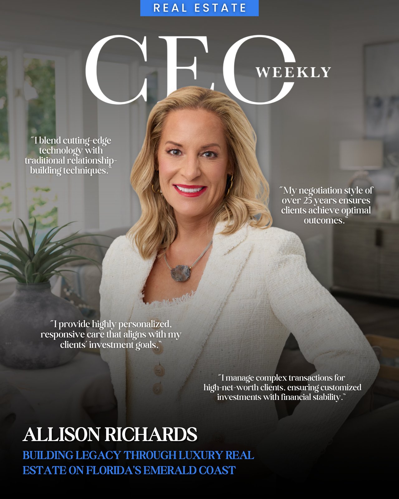 Allison Richards: Building Legacy Through Luxury Real Estate on Florida’s Emerald Coast