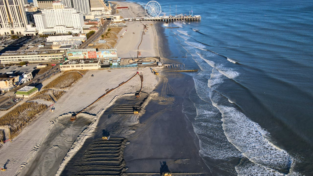 Atlantic City Beach Restoration Update – Aerial Footage