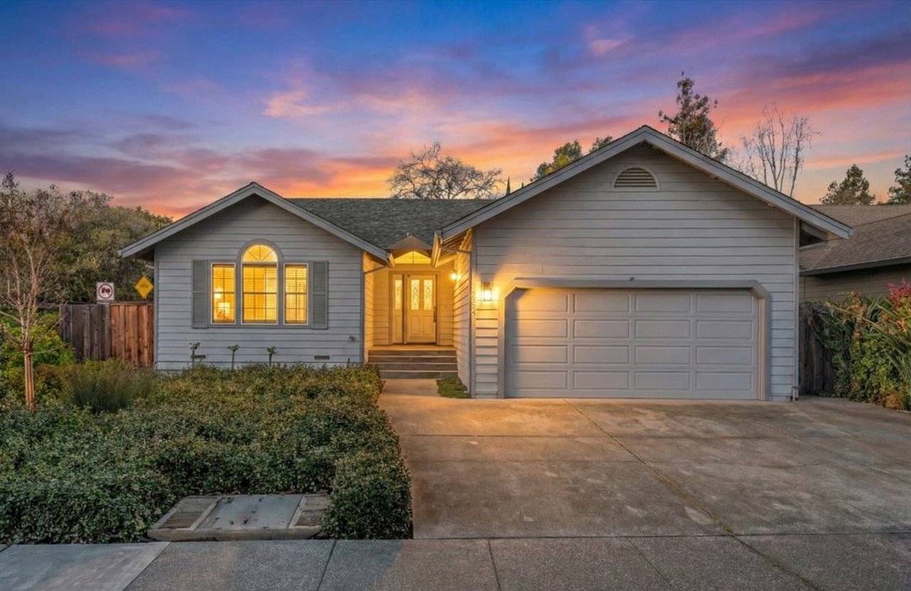 Twilight Image of house