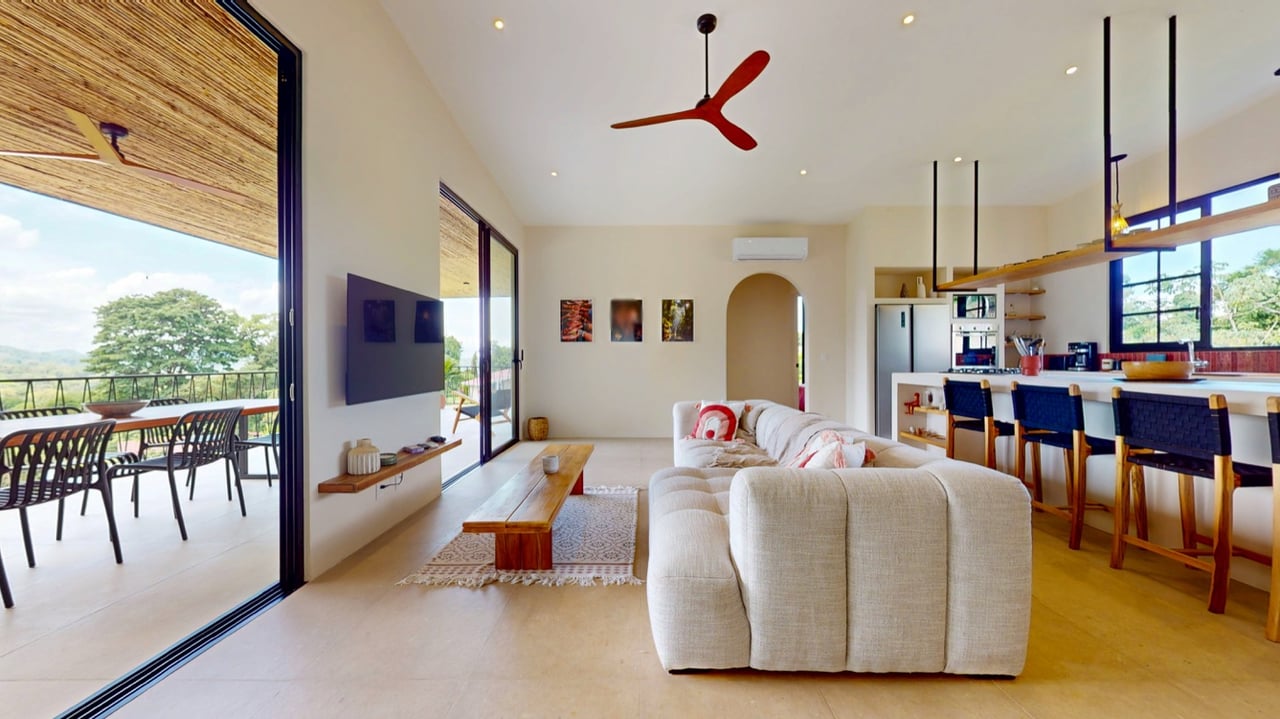 New Modern Ojochal Home with Pool, Office & Mountain Views 24/7 Security