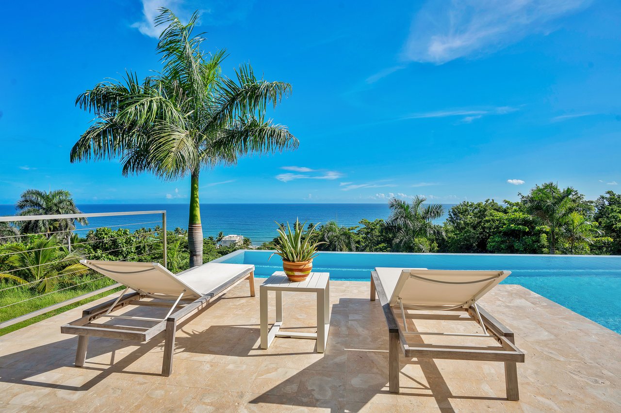 Casa Azul, Rincón PR                  Luxury Modern Hilltop & Ocean Views