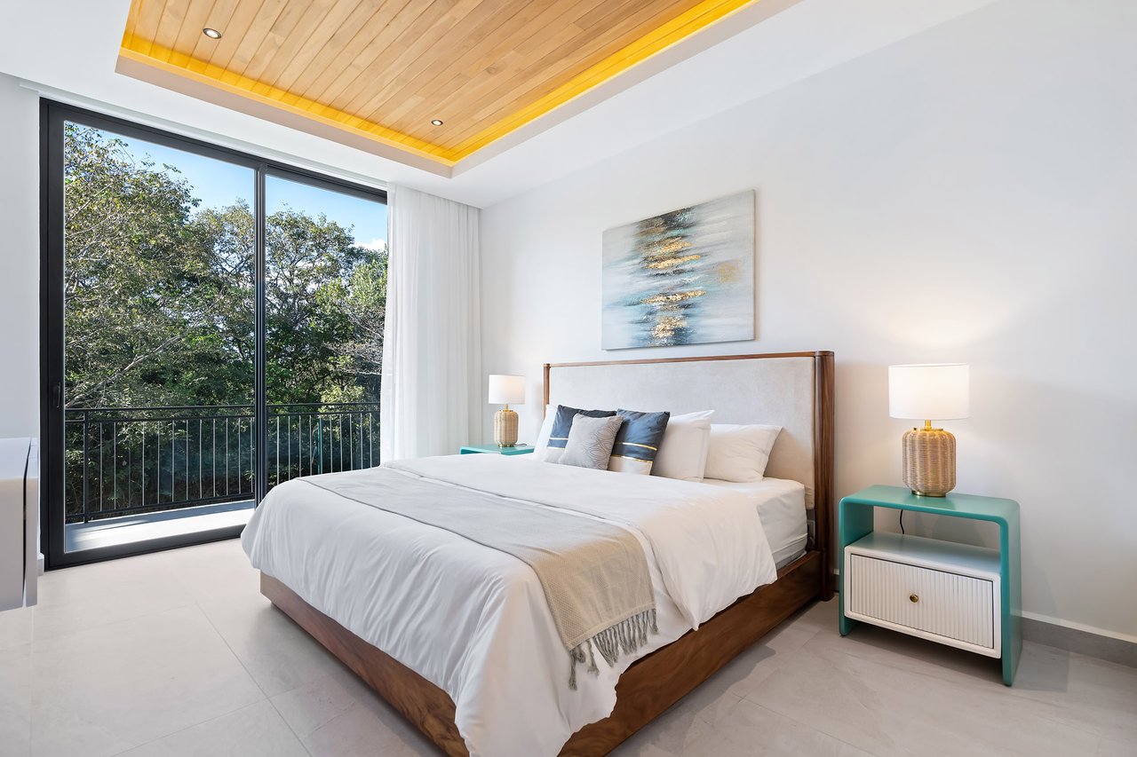 Villa Tropical Dawn | 4-Bedroom Modern Oasis in Bosques de Pinilla with Forest Views & Resort-Style Amenities