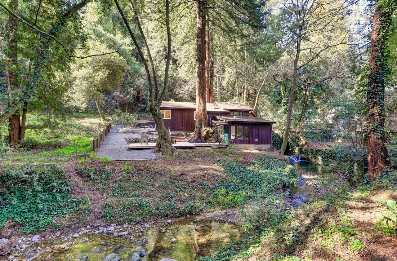 Charming Cottage in Blithedale Canyon 