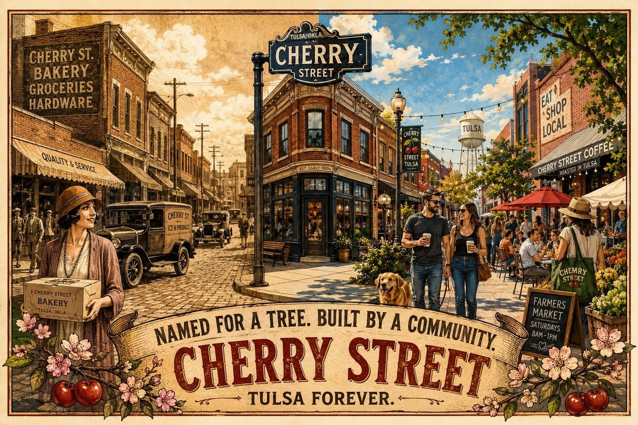 Cherry Street in MIdtown Tulsa