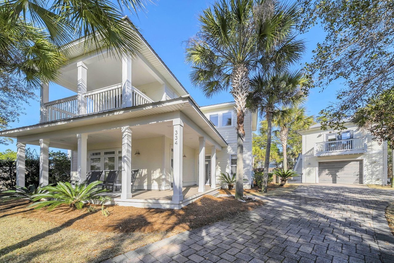 334 Seabreeze Blvd Sold | Inlet Beach Home with Carriage House