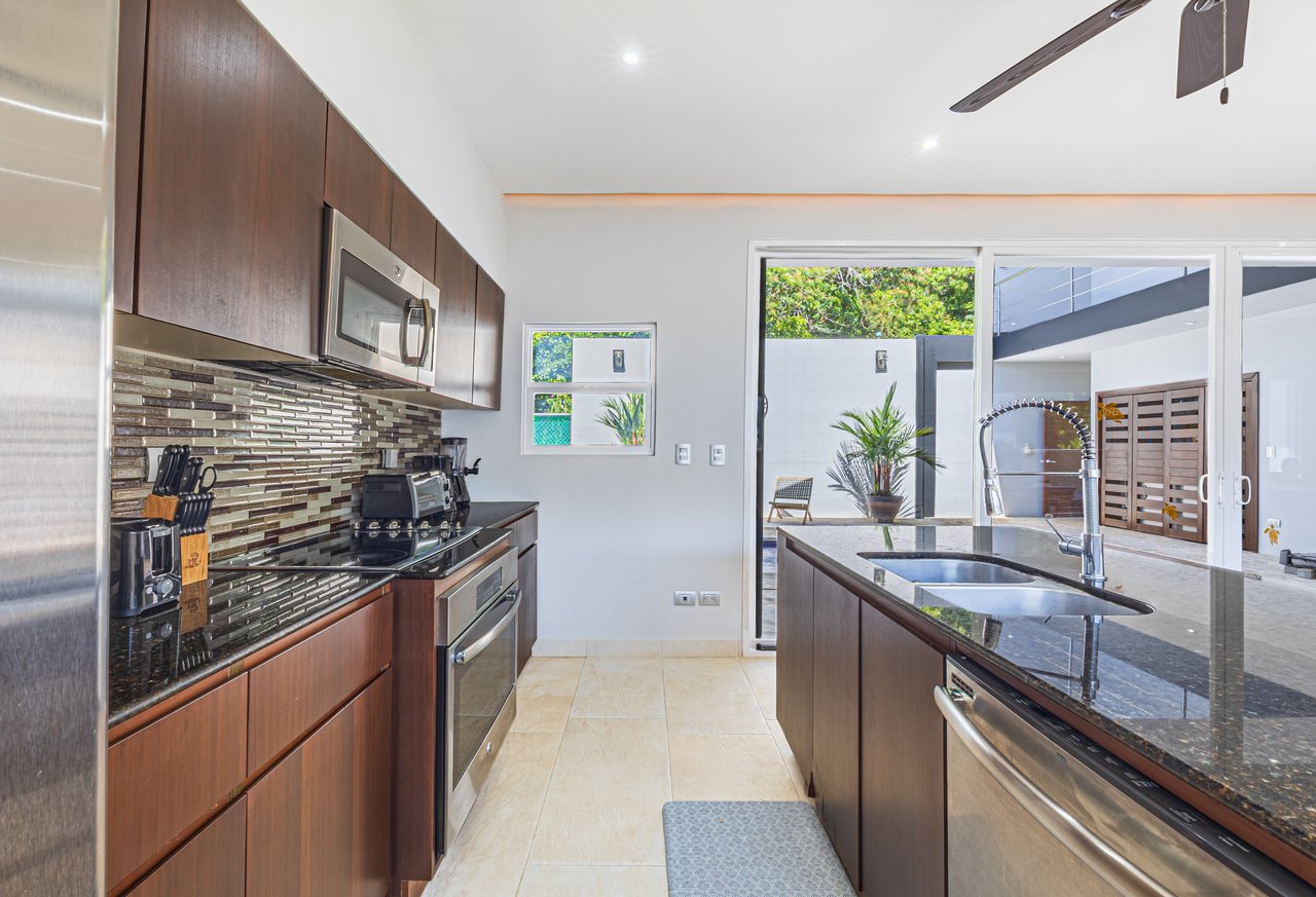 Elegant Tropical Villa Steps from Playa Hermosa – Gated Community