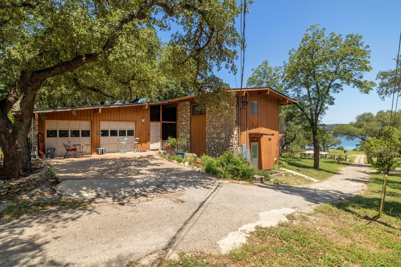 Lake Travis Waterfront! 2 homes, 3 acres with dock!