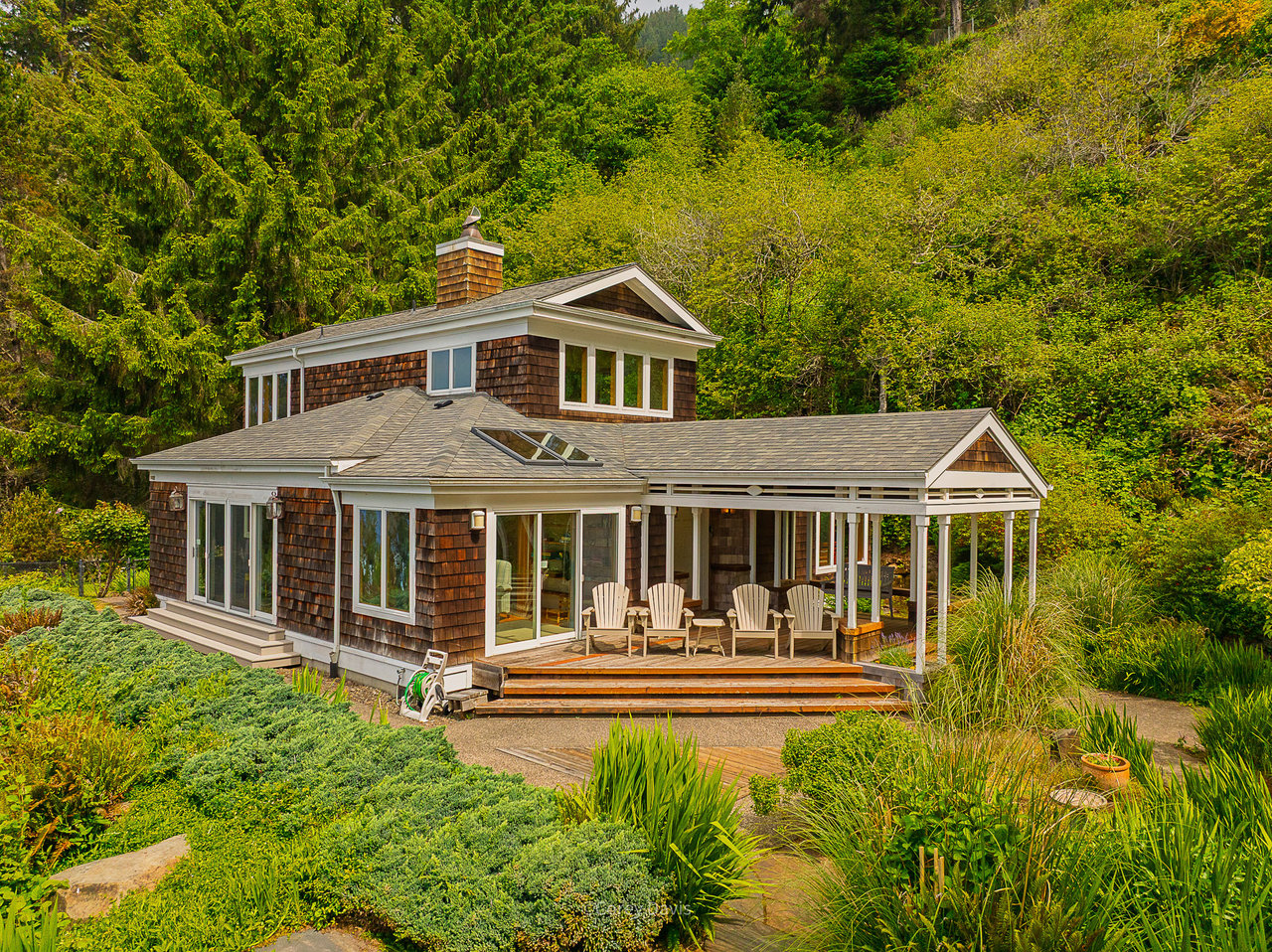 Sold ocean-view homesite at Braeridge Dr Lot 10 in Neahkahnie Meadow, Oregon, with gated access, panoramic coastal views, and buyer representation by Leisha Mizee-Riggert of Home + Sea Realty.