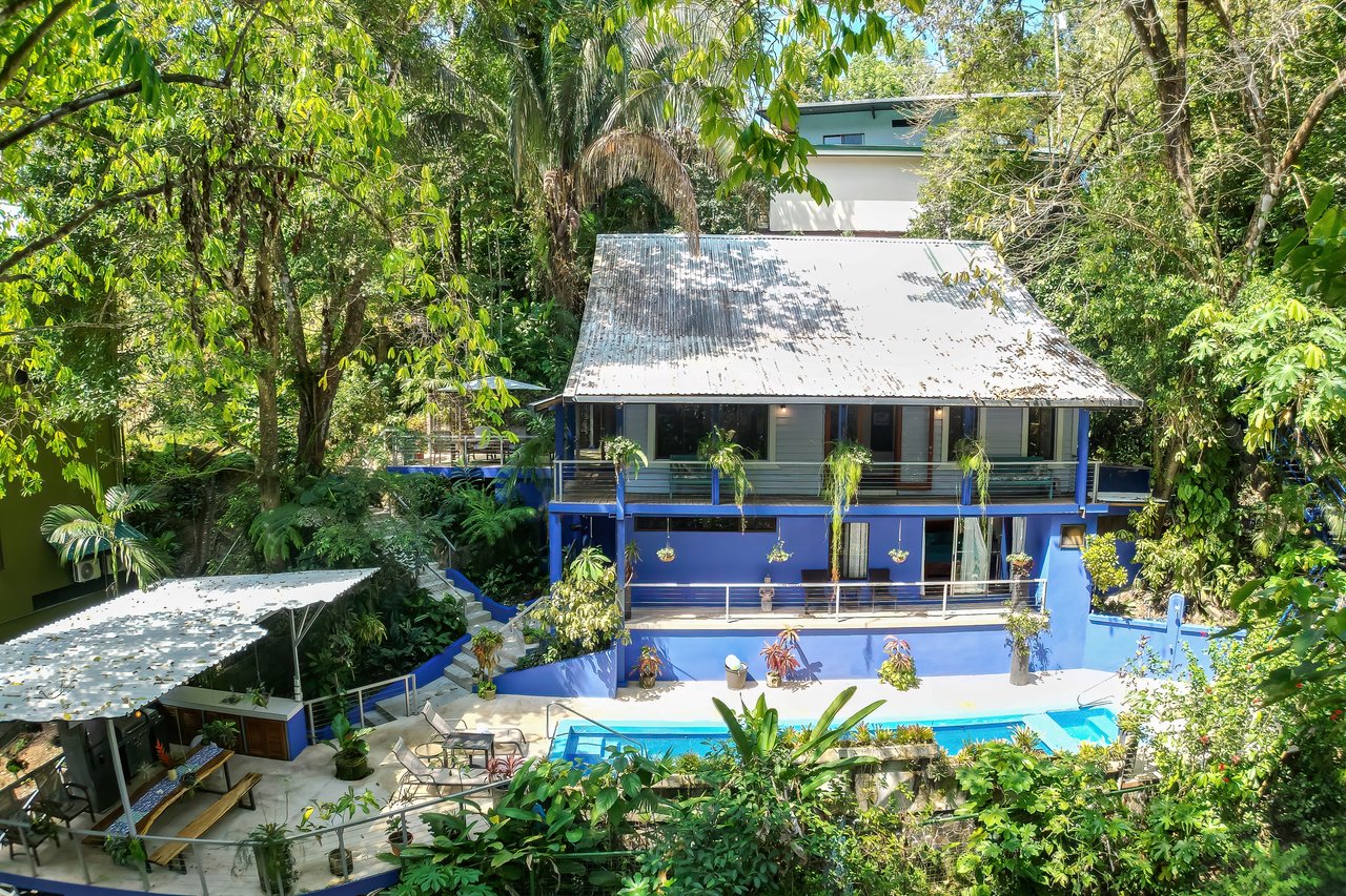 Casa Hermanas: Jungle Retreat with Pool, Guest Studio & Income Potential for Sale in Manuel Antonio