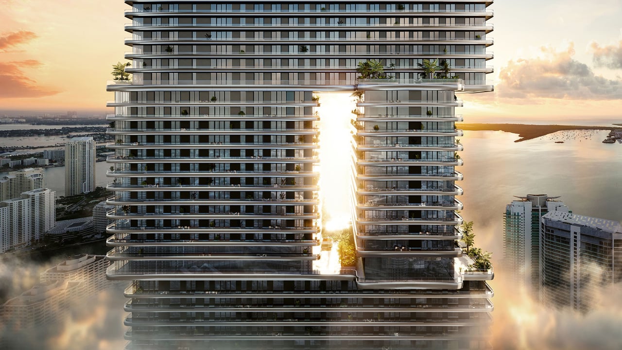 Mercedes-Benz Places Miami architecture design facade 