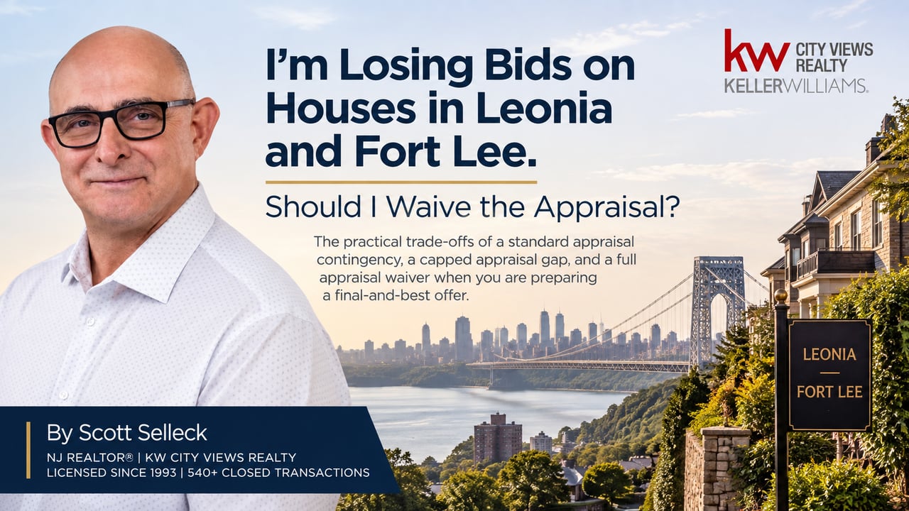 I’m Losing Bids on Houses in Leonia and Fort Lee. Should I Waive the Appraisal?