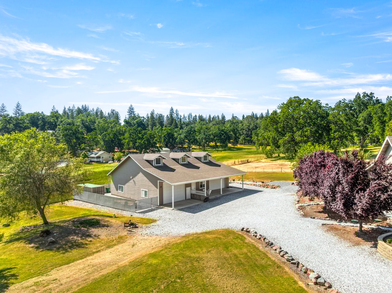 Custom Built Home on 4 Flat Acres in the Heart of Pleasant Valley – A Car Enthusiast's Dream!