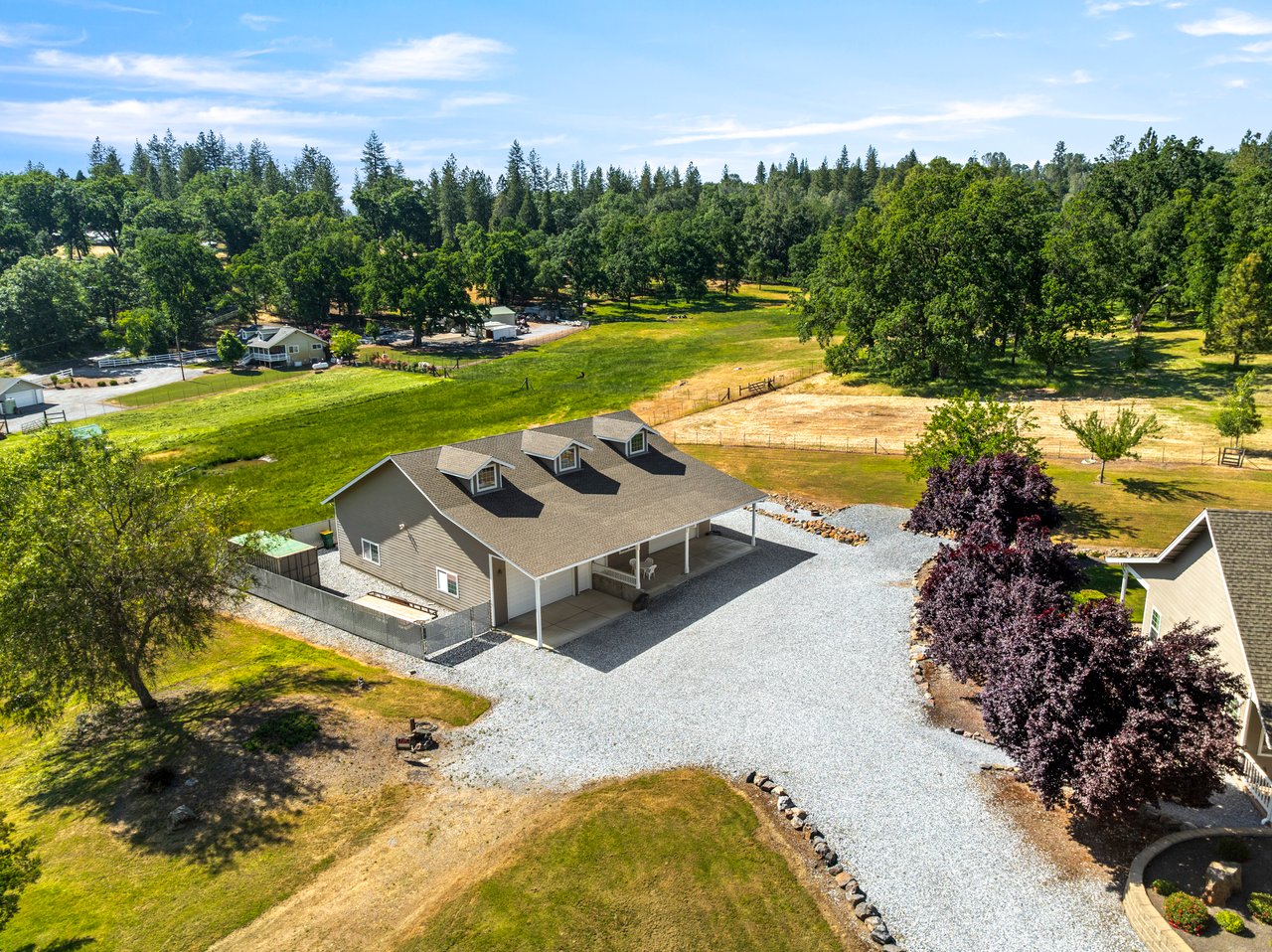 Custom Built Home on 4 Flat Acres in the Heart of Pleasant Valley – A Car Enthusiast's Dream!