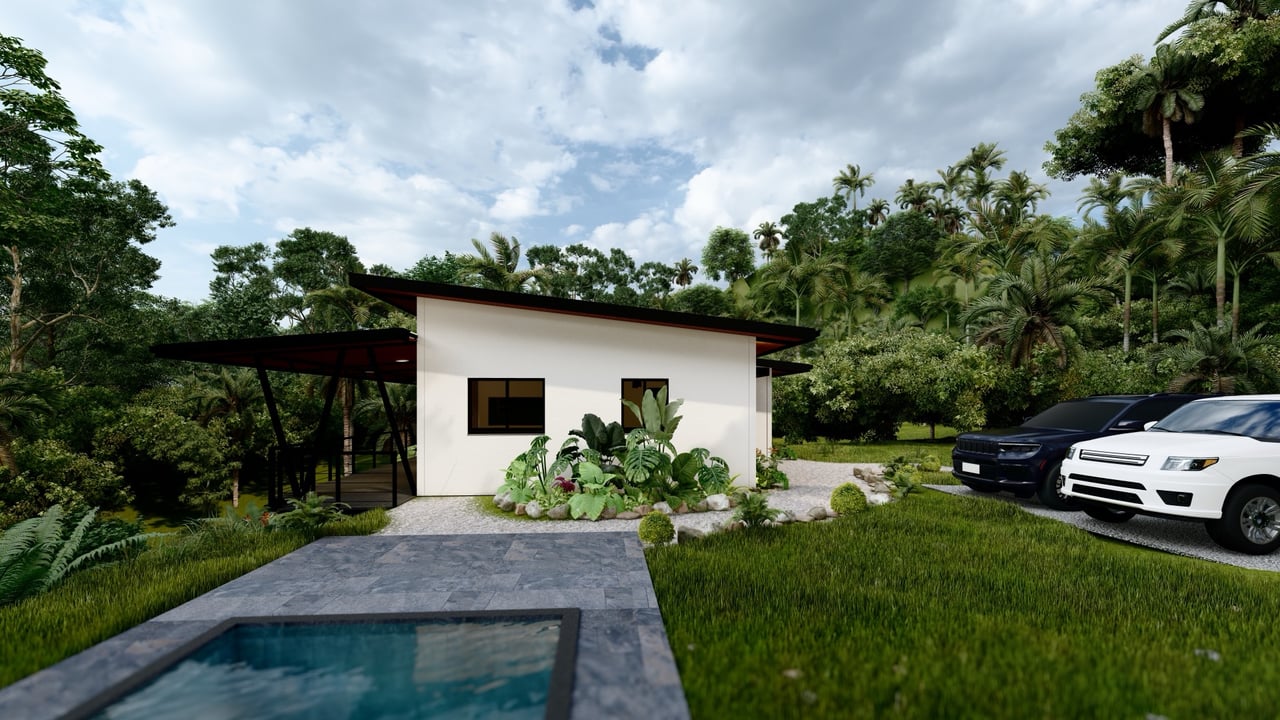 Brand New 2 Bedroom Home on Acreage Backing onto Jungle and Creek