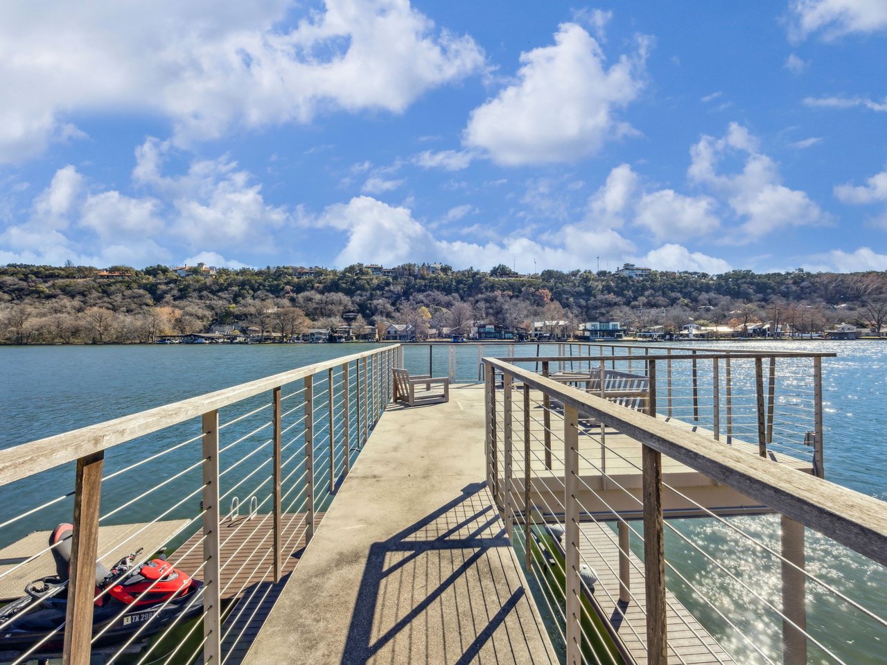 Shovel-Ready Lake Austin Lot with Permitted Plans + Double-Slip Dock