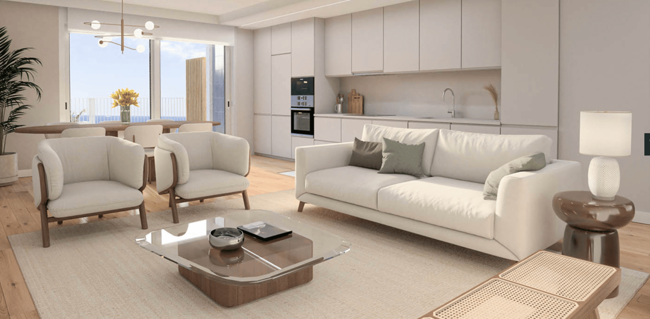 Modern 2-Bedroom Apartment with Balcony and Parking in Vila Nova de Gaia