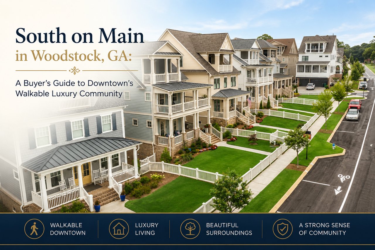 South on Main in Woodstock, GA: A Buyer's Guide to Downtown's Walkable Luxury Community cover