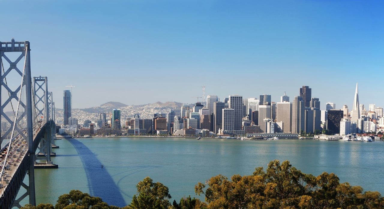 View of San Francisco From Treasure Island